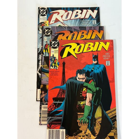 Vintage Comic Book - DC Comics'‎ Robin #1, #2 and #3 of 5 - March 1991 - Picture 3 of 6